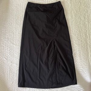 Patagonia Travel Tech Maxi Skirt, Black, Size 4